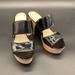 Nine West Shoes | Ladies Nine West Sandals. Wedge Style, Black. Size 8.5 | Color: Black | Size: 8.5
