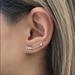 Free People Jewelry | Festival Crawler Silver Tone Minimalist Stud Earrings | Color: Silver | Size: Os