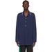 Gucci Shirts | Gucci Blue Men's Oversized Piquet Polo Gg Shirt Button-Down Xl | Color: Blue | Size: L