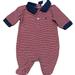 Polo By Ralph Lauren One Pieces | 3 Month Polo Ralph Lauren Onsie Red Blue Striped Excellent Condition | Color: Blue/Red | Size: 0-3mb