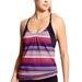 Athleta Swim | Athleta Swim Athleta Capri Stripe Blousy Tankini Top | Color: Tan | Size: 36d