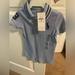 Ralph Lauren One Pieces | Brand New 3mo Ralph Lauren Baby Boy Blue Heather Cotton Onsie | Color: Blue | Size: 0-3mb