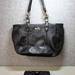 Coach Bags | 2 Coach Designer Black Leather Shoulder Bag Purse/ Wallet Set Lot Bundle | Color: Black/Gray | Size: Os