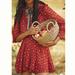Anthropologie Dresses | Anthropologie Misa Los Angeles Veruka Dress In Maravi Dots | Color: Red | Size: Xl