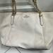 Coach Bags | Coach Cream And Gold Ava Chain Tote-F87775 | Color: Cream/Gold | Size: Os