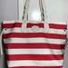 Dooney & Bourke Bags | Dooney & Bourke Red And White Striped Nautical Tote Bag | Color: Red/White | Size: Os