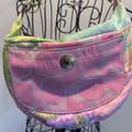 Coach Bags | Get Ready For Spring!! -- Euc -- Vintage Coach Hampton Pastel Patchwork Hobo Bag | Color: Blue/Pink | Size: Os