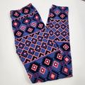 Lularoe Pants & Jumpsuits | Lularoe Pants Womens Os One Size Purple Aztec Print Comfy Casual Pull On Legging | Color: Pink/Purple | Size: Os