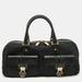 Gucci Bags | Gucci Black Gg Canvas And Leather Heart Lock Satchel | Color: Black | Size: Os