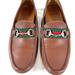 Gucci Shoes | Gucci Brown Leather Horsebit Driving Moccasin Men Loafers Made In Italy 8.5 9us | Color: Brown | Size: 9