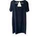 Anthropologie Dresses | Anthropologie Collection Women's 4c Solid Black Shift Dress M Evening Short Slev | Color: Black | Size: M