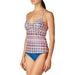 Jessica Simpson Swim | Jessica Simpson Women's Standard Mix & Match Print Tankini Swimsuit Top M | Color: Pink/Red | Size: M