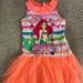 Disney Dresses | Disney Little Mermaid Dress 5 | Color: Orange/White | Size: 5tg