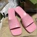 Gucci Shoes | New Gucci Women's Rubber Slide Sandal Wild Rose | Color: Pink | Size: Various