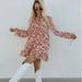 Free People Dresses | Free People Dress These Dreams Floral Mini Dress Tea Combo Pink Xs Nwt New | Color: Pink | Size: Xs