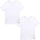 T-Shirt LEVI'S KIDS "2PK CREW NECK TEE" Gr. L (152/158), weiß (white) Jungen Shirts T-Shirts
