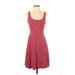 Old Navy Casual Dress - A-Line Scoop Neck Sleeveless: Red Dresses - Women's Size Small