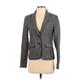 Tommy Hilfiger Blazer Jacket: Gray Tweed Jackets & Outerwear - Women's Size Small