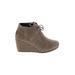 TOMS Wedges: Gray Solid Shoes - Women's Size 6 - Round Toe