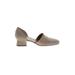 Yves Saint Laurent Heels: Tan Color Block Shoes - Women's Size 7