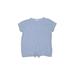 Crewcuts Short Sleeve T-Shirt: Blue Marled Tops - Kids Girl's Size 10