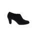 Aerosoles Heels: Slip On Chunky Heel Classic Black Solid Shoes - Women's Size 10 - Almond Toe
