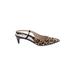 Cole Haan Heels: Pumps Kitten Heel Cocktail Brown Leopard Print Shoes - Women's Size 6 1/2 - Pointed Toe