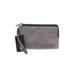 Kiko Wristlet: Pebbled Gray Print Bags