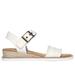 Skechers Women's BOBS Desert Kiss - Adobe Princess Sandals | Size 9.0 | White | Textile | Vegan