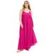 Plus Size Women's Swing Maxi Dress by June+Vie in Vivid Pink (Size 26/28)