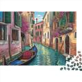 Venice Water City 1000 Piece Jigsaw Puzzles for Adults And Adolescent Teens Premium Jigsaw Puzzles for Adults Wooden Fun Gifts Puzzle Games 1000pcs (75x50cm)