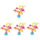 HEMOTON 12 Pcs Children's Rocking Toy Ramp Dinosaur Toys Rocking Toys Girl Push up Toys Ramp Toys Shaking Toys Home Accessories Decor Shaking Dinosaur Toys Wooden Blocks Toddler Puzzle