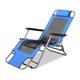 ELzEy Folding Sun Lounger, Reclining Garden Chair Adjustable Portable Outdoor Chair Soft Sun Lounger Leisure Lazy Breathable Balcony Beach Chair Full moon