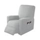 HARPRA Recliner Armchair Covers with Pockets Recliner Chair Covers Reclining Chair Cover Spandex Jacquard Fabric Recliner Chair Covers for Recliner Chairs for Living Room(Black) (Light Grey)