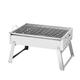 WANWEN Portable BBQ Grill Folding Barbecue Grill Stainless Steel Charcoal Barbecue Grill Outdoor Cooking Camping Picnic Tools Little Surprise