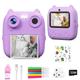 GGIE Kids Camera for Girls Boys, 1080P HD Digital Instant Camera with Selfie, Kids Camera Instant Print with 32GB SD Card and Printing Paper, Best Gift for 3 4 5 6 7 8 9+ Years Old Girls Boys