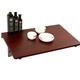 ELzEy Wall-mounted Wooden Table Folding Table Kitchen And Dining Table Home Office,60CM*40CM Full moon