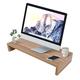 Monitor Stand for Desk, Oak Desktop Monitor Stand , Ergonomic Height Wood Monitor Stand for Computer, Laptop, Printer, Office, Home, ect.