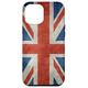 Hülle für iPhone 13 Pro Max UK Union Jack Flagge Grungy Style