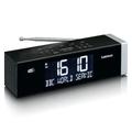 LENCO Digitalradio (DAB+) "CR-640BK DAB+/FM Stereo Uhrenradio mit BT und 2x4W RMS" Radios schwarz Digitalradio (DAB+)