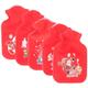 FRCOLOR 25 Pcs Mini Hot Water Bottle Winter Supplies Cold Water Bag New Year Hot Thermal Water Bottle Lovely Hot Water Pouches Hand Feet Belly Warmer Winter Items Polyester Girl