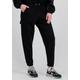 Jogginghose ALPHA INDUSTRIES "ALPHA Women - Jogger EMB Wmn" Gr. XL, Normalgrößen, schwarz (black) Herren Hosen Freizeithosen