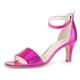 Sandalette GABOR Gr. 39, pink (pink metallic) Damen Schuhe Sandaletten