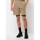 Bikerhose JACK WOLFSKIN "BIKE COMMUTE SHORTS M" Gr. XXXL (60), Normalgrößen, beige (sandstorm) Herren Hosen Herren-Outdoorbekleidung