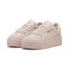 Sneaker PUMA "CARINA STREET SD", Gr. 38,5, rosa (rose quartz, rose quartz, puma gold), Leder, sportlich, Schuhe
