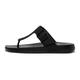 Zehentrenner FITFLOP "IQUSHION ADJUSTABLE BUCKLE FLIP-FLOPS" Gr. 36, schwarz Damen Schuhe Pantoletten