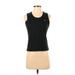 Nike Active Tank Top: Black Solid Activewear - Women's Size X-Small