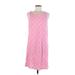 Sigrid Olsen Sport Casual Dress: Pink Argyle Dresses - Women's Size 6