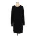 Gap Casual Dress - Sweater Dress: Black Dresses - Women's Size X-Small