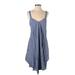 Holding Horses Casual Dress - DropWaist: Blue Stripes Dresses - Women's Size X-Small